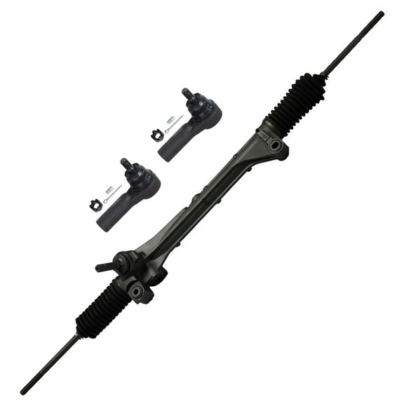 Detroit Axle - Rack and Pinion Kit for 2010-2012 Ford Escape Mazda Tribute Mercury Mariner, 1 Power Steering Rack and Pinion Assembly 2 Front Outer Tie Rods 2011 Replacement