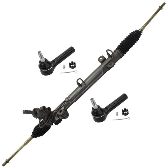 Detroit Axle - Rack and Pinion Kit for Dodge Grand Caravan Chrysler Town & Country 2005 2006 2007 Power Steering Rack and Pinion Assembly Outer Tie Rods Replacement