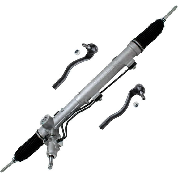 Detroit Axle - Rack and Pinion Kit for Mercedes-Benz GL320 GL350 GL450 GL550 ML320 ML350 ML450 ML500 ML550, ML63 AMG, Power Steering Rack and Pinion Front Outer Tie Rod Ends Replacement