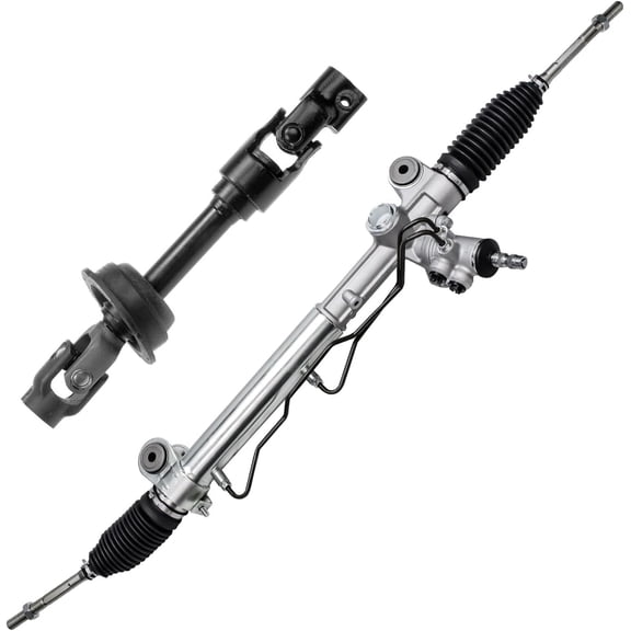 Detroit Axle - Rack and Pinion Kit for Toyota Camry Avalon Solara Lexus ES330, Power Steering Rack and Pinion Assembly, Intermediate Steering Shaft Replacement