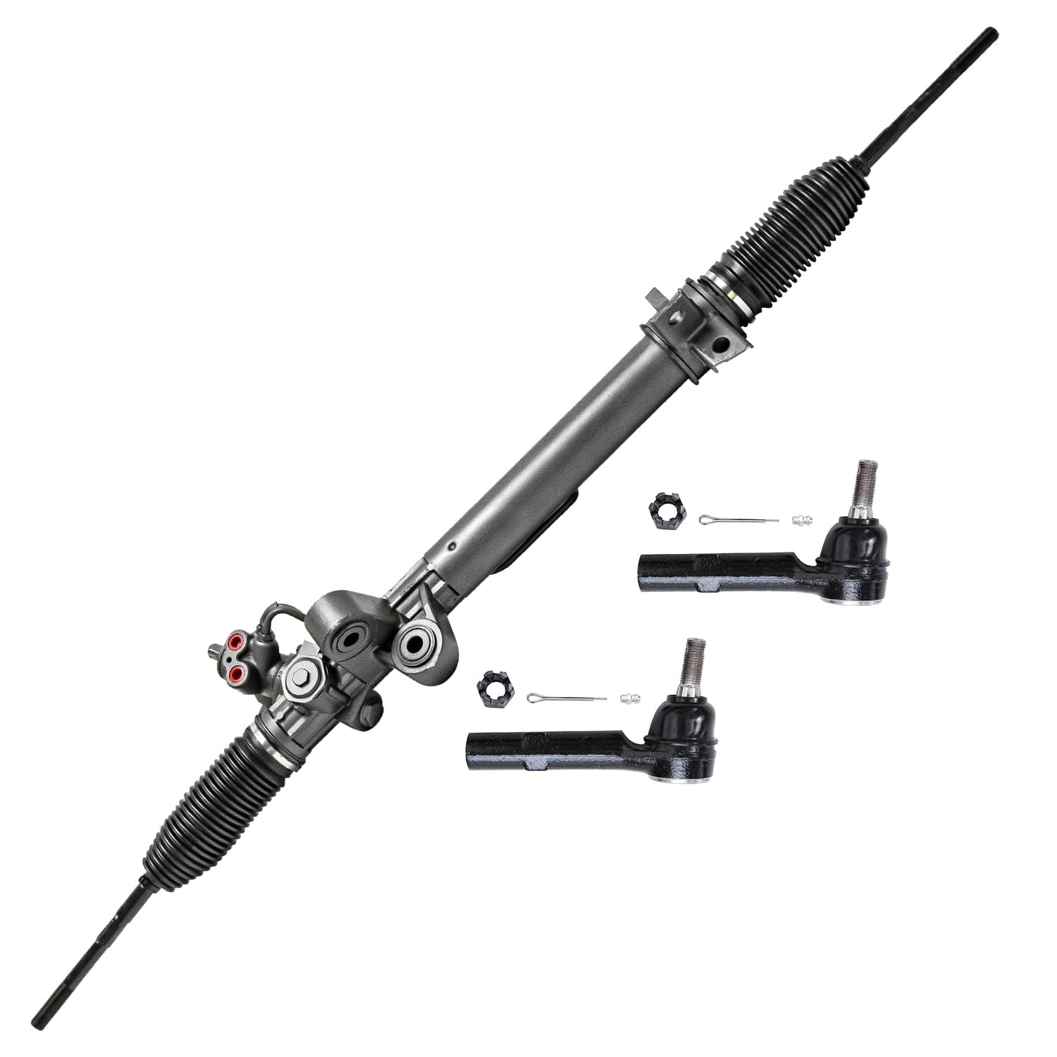 Empty Axle Rack Detroit Axle - Rack & Pinion & Outer Tie Rods Replacement for Enclave ...