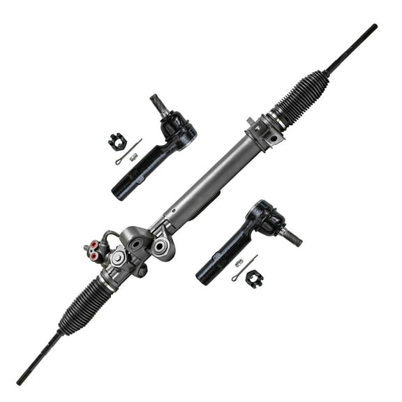 Detroit Axle - Variable Assist Rack Pinion Tie Rods for Chevy Traverse Buick Enclave GMC Acadia Outlook