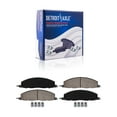 thumbnail image 1 of Detroit Axle - Rear 2pc Brake Pads for 2009-2010 Dodge Ram 2500 3500, 2012 Ram 1500 2011-2018 2500 3500 Ceramic Brake Pads with Hardware Replacement, 1 of 6
