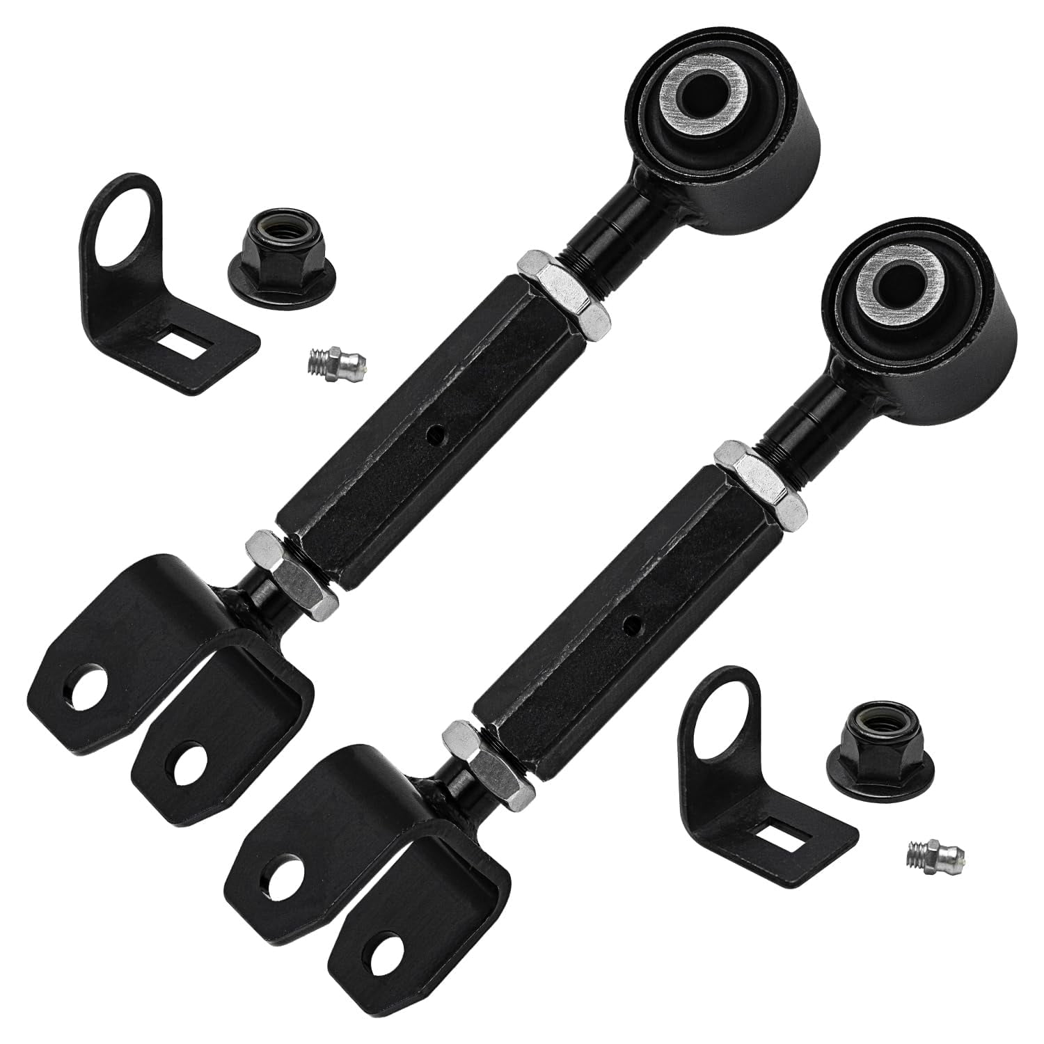 Detroit Axle - Rear 2pc Control Arms for 2007-2016 Honda CR-V, 2 Upper Control Arms Assembly 2007 2008 2009 2010 2011 2012 2013 2014 2015 2016 Replacement