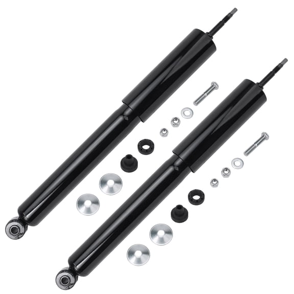 Detroit Axle - Rear 2pc Shock Absorbers for 1994-2004 Ford Mustang, 2 Complete Shock Absorbers 1995 1996 1997 1998 1999 2000 2001 2002 2003 Replacement