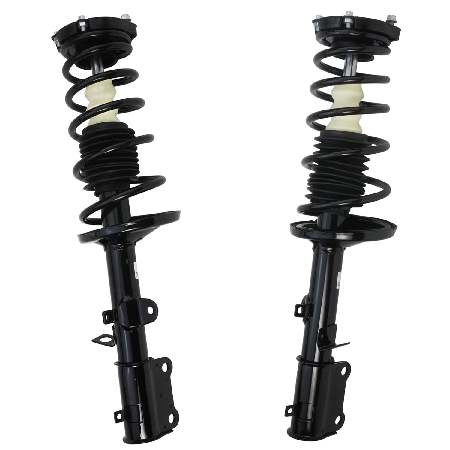 Detroit Axle - Rear 2pc Struts for 93-02 Toyota Corolla, 98-02 Chevy Prizm, 93-97 Geo Prizm, 2 Struts with Coil Spring Assembly 1993 1994 1995 1996 1997 Replacement