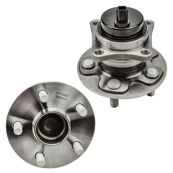 Detroit Axle - Rear 2pc Wheel Bearing Hubs for FWD 09-19 Toyota Corolla 09-14 Matrix 2009 2010 Pontiac Vibe 2011 2012 2013 2014, 2 Wheel Bearing & Hubs Replacement Bearing hub