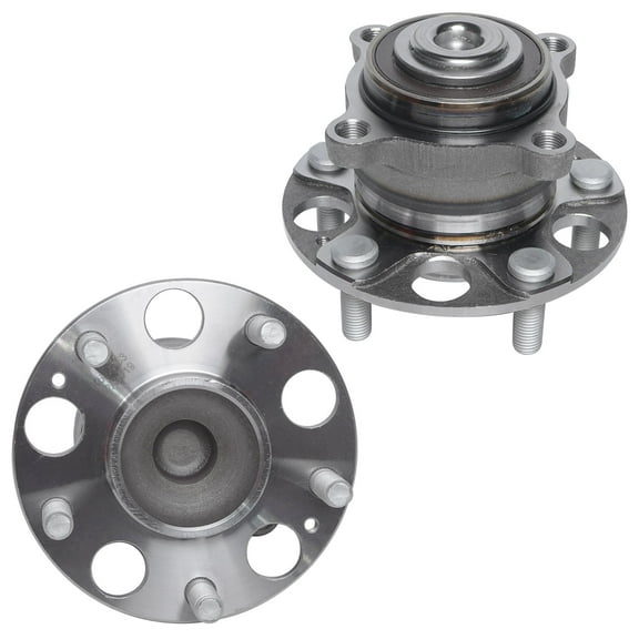 Detroit Axle - Rear 2pc Wheel Bearing Hubs for 2008-2012 Honda Accord, 2009-2014 Acura TSX, 2 Wheel Bearing & Hubs Assembly Replacement