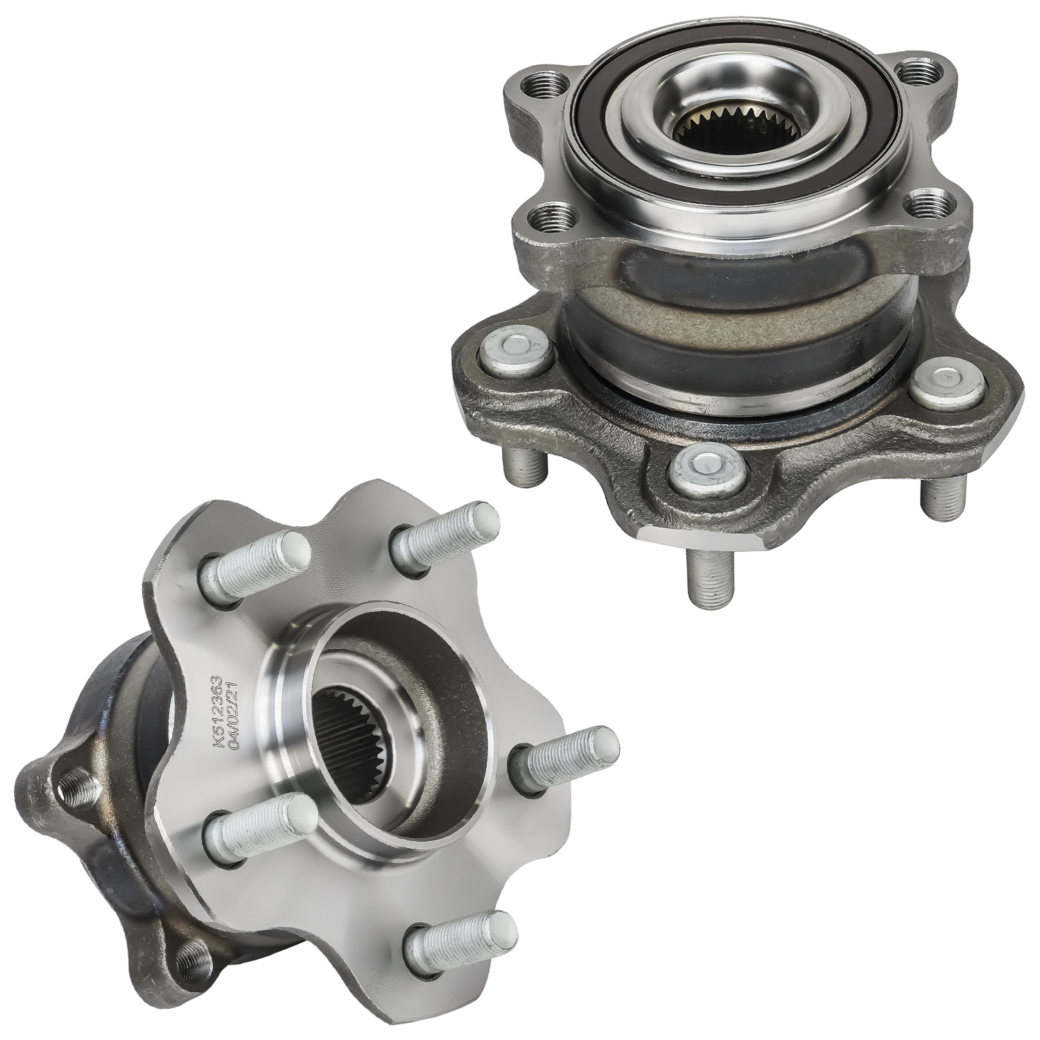 Detroit Axle Rear 2pc Wheel Bearing Hubs for AWD 20032007 Nissan