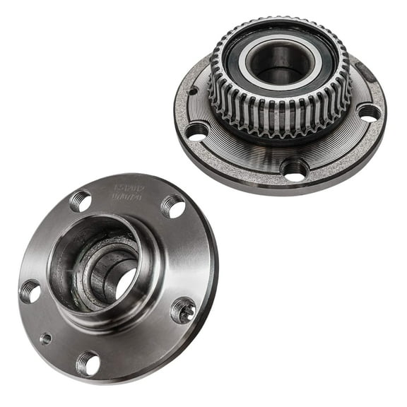 Detroit Axle - Rear 2pc Wheel Bearing Hubs for VW Jetta Beetle Golf City Audi TT, 2 Wheel Bearing and Hubs Assembly Replacement