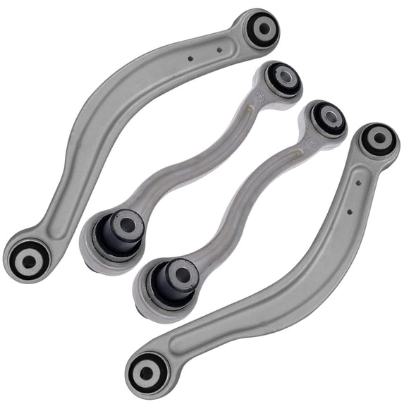 Detroit Axle - Rear Control Arms for Mercedes-Benz C230 C250 C300 C350e C400 C63 AMG CLS550 CLS450 CLS400 E350 E550 GLK250 GLK350, 4 Upper & Lower Control Arms