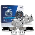 thumbnail image 1 of Detroit Axle - Rear Brake Calipers Brakes Brake Pads Replacement for Chevy Impala Buick Regal Fits select: 2006-2008 CHEVROLET IMPALA LT, 2009 CHEVROLET IMPALA 1LT, 1 of 5