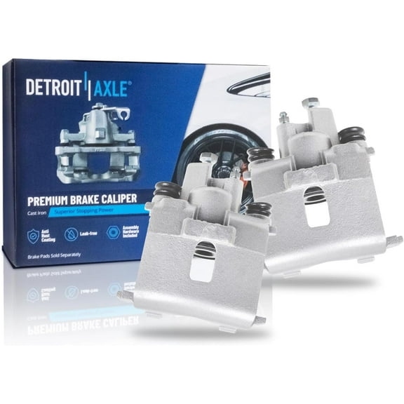 Detroit Axle - Rear Brake Calipers for Chrysler Sebring Imperial LHS 300M Concorde New Yorker Dodge Intrepid Stratus Dynasty, Disc Brake Calipers Replacement