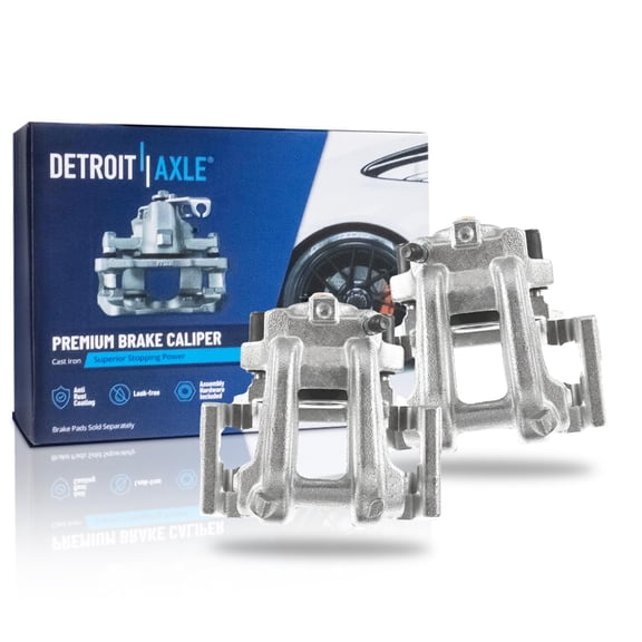Detroit Axle - Rear Brake Calipers for BMW 228i 230i 320i 328d 328i xDrive, 328i GT xDrive, Disc Brake Calipers with Bracket Assembly Replacement