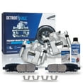 thumbnail image 1 of Detroit Axle - Rear Brake Calipers w/Brackets Brakes Brake Pads Replacement for Nissan Altima Maxima Fits select: 2015 NISSAN ALTIMA 2.5/S/SV/SL, 2013-2014 NISSAN ALTIMA 3.5S/3.5SV/3.5SL, 1 of 6