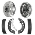 thumbnail image 1 of Detroit Axle - Rear Brake Kit for 2012-2019 Nissan Versa 2014-2019 Versa Note 2015-2018 Micra, Brake Drums Brakes Shoes 2016 2017 Replacement, 1 of 8
