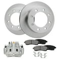 thumbnail image 1 of Detroit Axle - Rear Brake Kit for 00-04 Ford F-250 Super Duty F-350, 00-05 Excursion, Brake Rotors Ceramic Brake Pads Brake Caliper 2000 2001 2002 2003 2004 2005 Replacement, 1 of 6