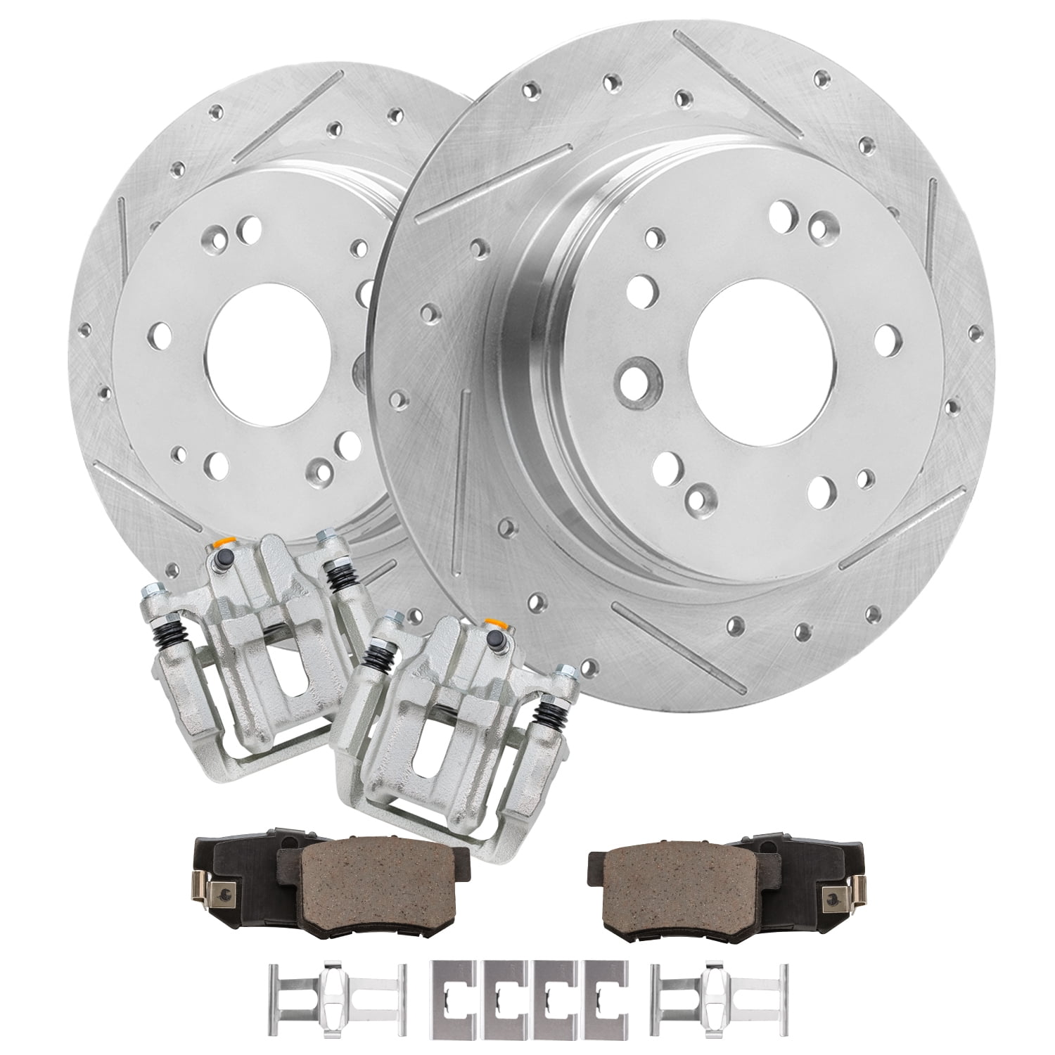 Brembo 99-08 Acura TL/03-11 Honda Element Rear Premium UV Coated OE Equivalent Rotor