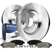 Detroit Axle - Rear Brake Kit for 2007-2013 BMW 328i xDrive 328xi 2013-2015 X1, Disc Brake Rotors Ceramic Brakes Pads with Hardware Replacement 11.81" inch Rotor