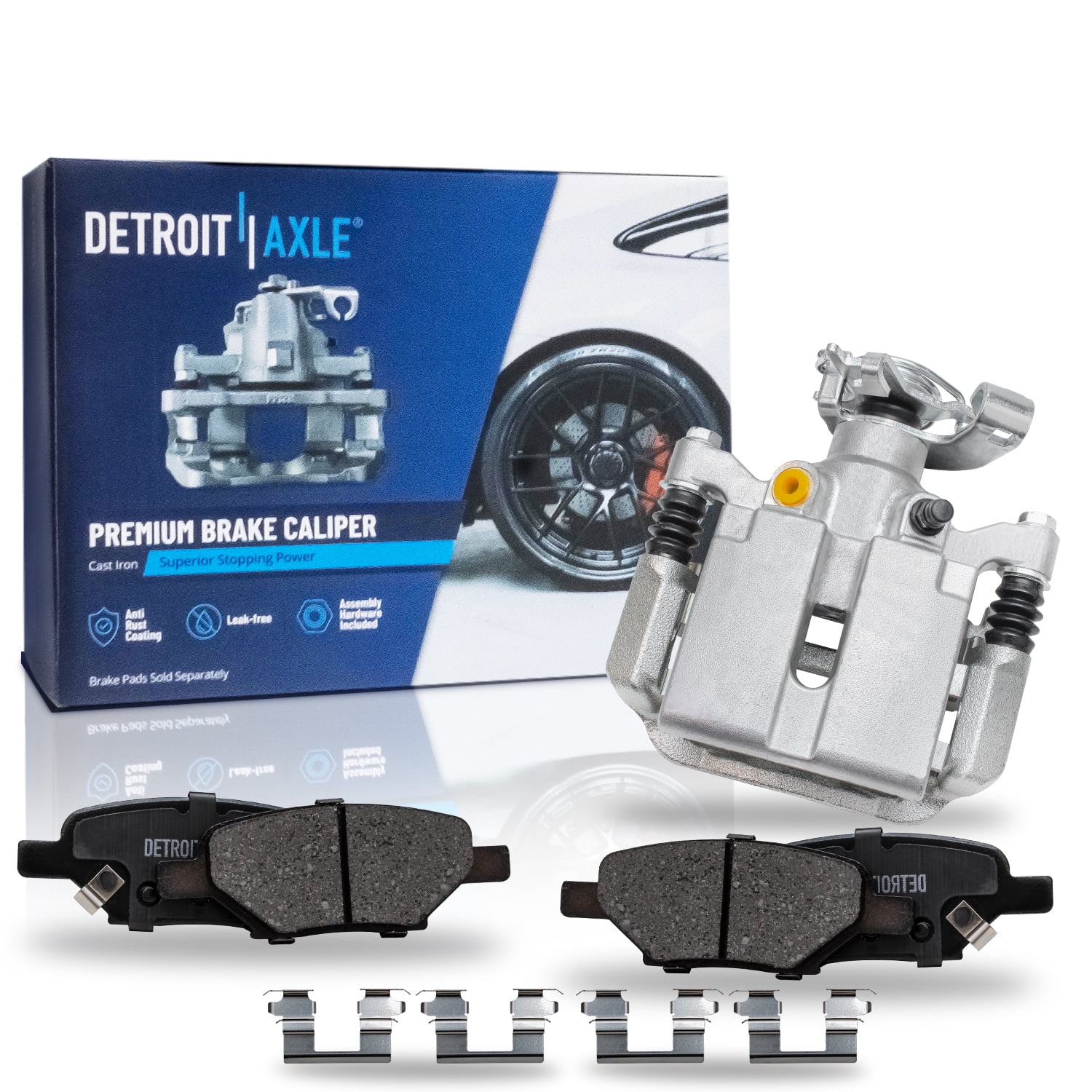 2x Rear Brake Calipers w/ Bracket For Chevy Malibu HHR Pontiac G6 G5