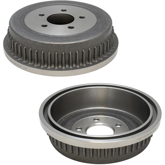 Detroit Axle - Rear Brake Drums for Chrysler Grand Voyager Town & Country Dodge Grand Caravan Plymouth Grand Voyager Brake Drums Replacement: 12.11" inch Rear Drums
