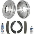thumbnail image 1 of Detroit Axle - Rear Brake Kit for Dodge Avenger Caliber Chrysler Sebring Jeep Compass Patriot, Disc Brakes Drums Semi-metallic Brake Shoes Replacement, 1 of 7