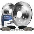 thumbnail image 1 of Detroit Axle - 13.23" inch Rear Disc Brake Rotors Ceramic Brakes Pads Replacement for 2015-2017 Ford F-150, 1 of 7