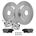 thumbnail image 1 of Detroit Axle - Rear Brake Kit for 2005-2007 Ford Five Hundred Freestyle Mercury Montego, 2008-2009 Taurus X Sable, Disc Brake Rotors Ceramic Brake Pads Brake Calipers, 1 of 7