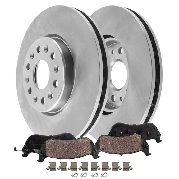 Detroit Axle - Rear Brake Kit for Toyota 2022-2023 Tundra Lexus LX600, 2023 Sequoia, 13.19" inch Disc Brake Rotors Ceramic Brakes Pads with Hardware Replacement