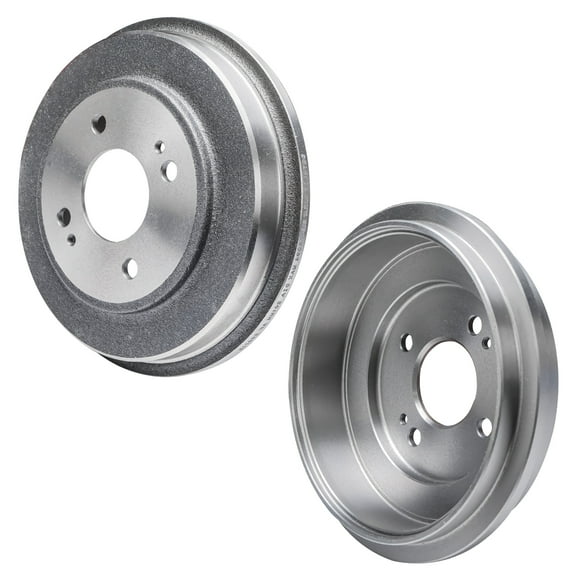 Detroit Axle - Rear Brake Kit for 10-14 Honda Insight, 09-13 Fit, [01-05 Civic L4 1.7L] Brake Drums 2011 2012 2013 Replacement