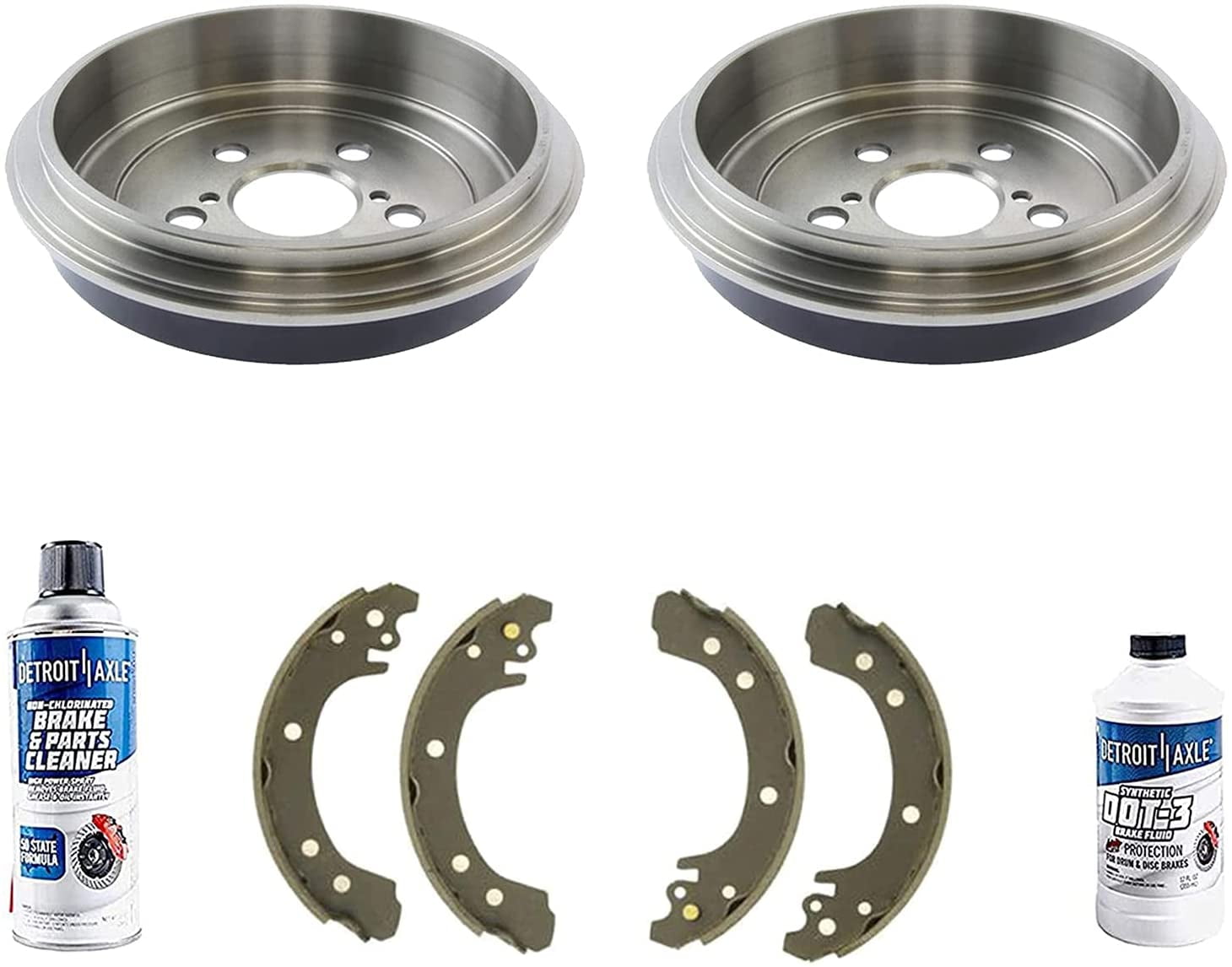 Detroit Axle Rear Brake Kit for 20022008 Toyota Corolla Replacement