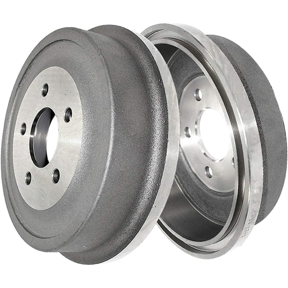 Detroit Axle - 2pc Rear Brake Drums for 2002-2007 Saturn Vue, 2005-2006 Chevrolet Equinox, 2001-2005 Pontiac Aztek, 2006 Pontiac Torrent, Disc Brake Drums 2003 2004 Replacement