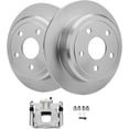 thumbnail image 1 of Detroit Axle - Rear Brake Kit for 2007-2017 Jeep Wrangler, 2018 Wrangler JK, Disc Brake Rotors Brake Caliper Replacement [12.44" inch Rotor], 1 of 4