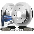 thumbnail image 1 of Detroit Axle - Rear Brake Kit for 2009-10 H3T 2006-2010 Hummer H3 Disc Brake Rotors and Ceramic Brakes Pads 2007 2008 Replacement, 1 of 6