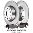 thumbnail image 1 of Detroit Axle - Rear Brake Kit for 2011 2012 2013 Audi A3 Quattro 11.10" inch Disc Brake Rotors Ceramic Brakes Pads with Hardware Replacement, 1 of 7