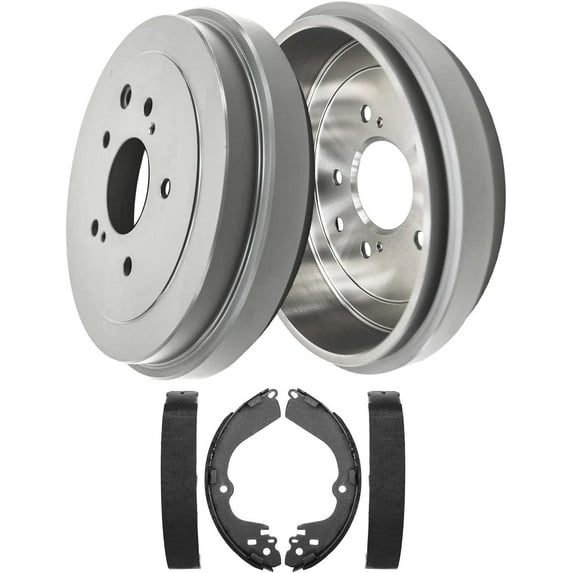 Detroit Axle - Rear Brake Kit for 2013-2018 Nissan NV200 2015-2018 Chevrolet City Express, Brake Drums Brakes Shoes 2016 2017 Replacement