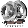 thumbnail image 1 of Detroit Axle - Rear Brake Kit for 99-04 Ford F-350 Super Duty, Disc Brake Rotors and Ceramic Brake Pads 1999 2000 2001 2002 2003 2004 Replacement, 1 of 7