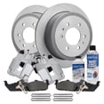 thumbnail image 1 of Detroit Axle - Rear Brake Kit for 2004-2011 Ford F-150 2006-2008 Lincoln Mark LT 2005 2007 2009 2010 Brake Rotors Ceramic Brakes Pads Brake Calipers Replacement: 13.69" inch Rear Rotors, 1 of 6