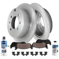 thumbnail image 1 of Detroit Axle - 6pc 10.31" inch Rear Disc Brake Rotors Ceramic Brakes Pads for Hyundai Sonata Kia Optima Magentis, 1 of 7