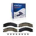 thumbnail image 1 of Detroit Axle - Rear Brake Pads for Chevy Silverado Suburban GMC Sierra 3500 HD, Silverado 2500 HD, Express Savana 4500, Ceramic Brake Pads with Hardware Assembly Replacement, 1 of 7