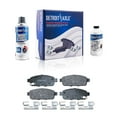 thumbnail image 1 of Detroit Axle - Rear Brake Pads for Chevy Cruze Limited Orlando Sonic Trax Volt Buick Cascada Encore Verano Cadillac ELR Ceramic Brake Pads w/ Hardware Replacement, 1 of 8
