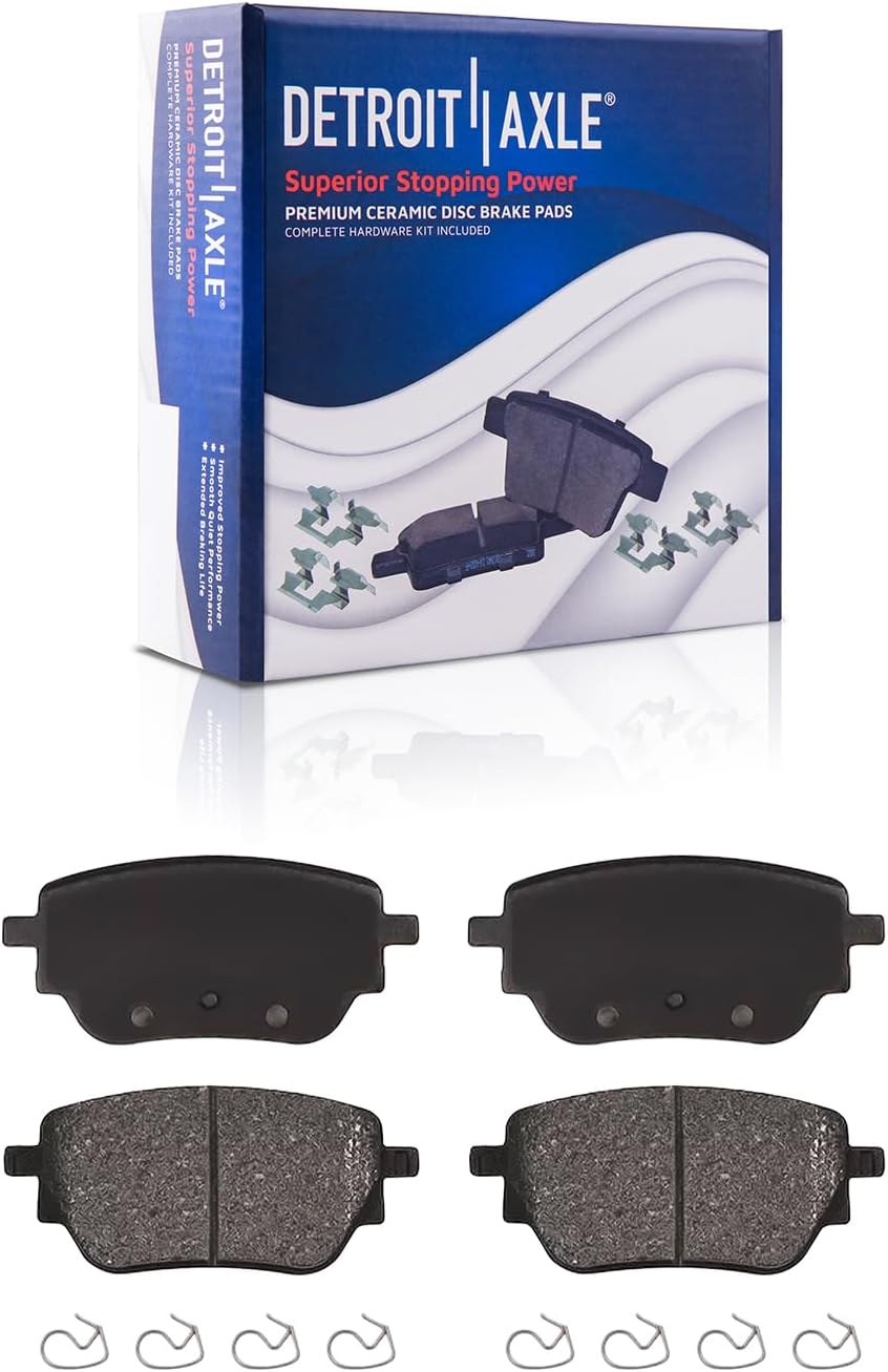 Detroit Axle Rear Brake Pads for 20192022 MercedesBenz A220, 2020