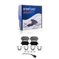 thumbnail image 1 of Detroit Axle - Rear Brake Pads for Volkswagen Jetta Passat R32 Golf R GTI Eos CC Tiguan Rabbit Audi A3 A4 A6 TT RS Quattro Ceramic Brake Pads w/Hardware Replacement, 1 of 7