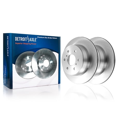 Detroit Axle - 13.69" inch Rear Disc Brake Rotors for 2004-2011 Ford F-150 Lobo 2006-2008 Lincoln Mark LT