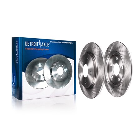 Detroit Axle - Rear Brake Rotors for Mercedes-Benz C250 C280 C300, Disc Brake Rotors Replacement : 11.81" inch Rotor