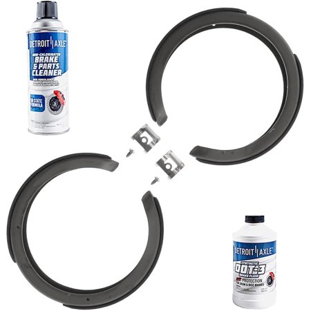 Detroit Axle - Rear Brake Shoes Kit Replacement for Cadillac CTS STS SRX GMC Sonoma Jimmy G8 Montana Aztek - 4pc Set