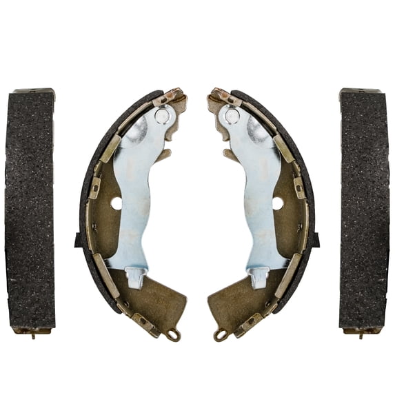 Detroit Axle - Rear Brake Shoes for 2006-2011 Hyundai Accent Kia Rio Rio5 Brake Shoes 2007 2008 2009 2010 Replacement Brakes