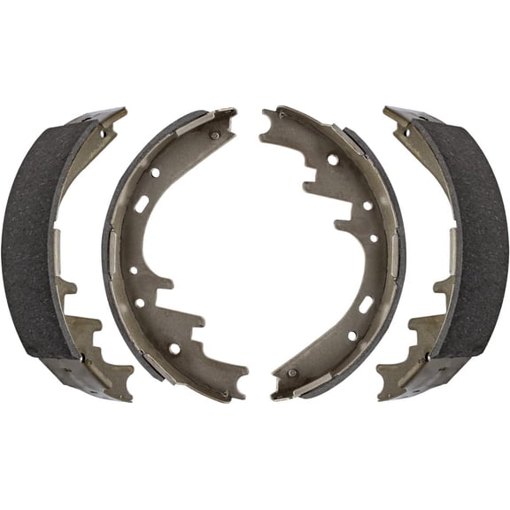 Detroit Axle - Rear Brake Shoes for Dodge Ram 1500 2500 Van Durango Dakota Ford E-150 Econoline Club Wagon, Premium Semi-Metallic Brake Shoes Replacement