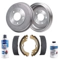 thumbnail image 1 of Detroit Axle - Rear Brake Kit for 2001-2007 Ford Escape 2001-2006 Mazda Tribute 2005-2007 Mercury Mariner, Brake Drums Brakes Shoes Replacement, 1 of 7