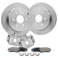 thumbnail image 1 of Detroit Axle - Rear Brakes and Rotors Brake Pads Brake Calipers Replacement for Buick Enclave Chevy Traverse Fits select: 2009-2017 CHEVROLET TRAVERSE LT, 2011 BUICK ENCLAVE CX, 1 of 6
